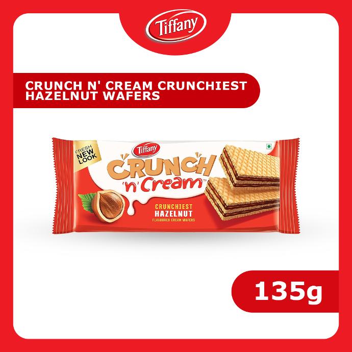 TIFFANY CRUNCHIEST HAZELNUT FLAVOURED CREAM WAFER 135g