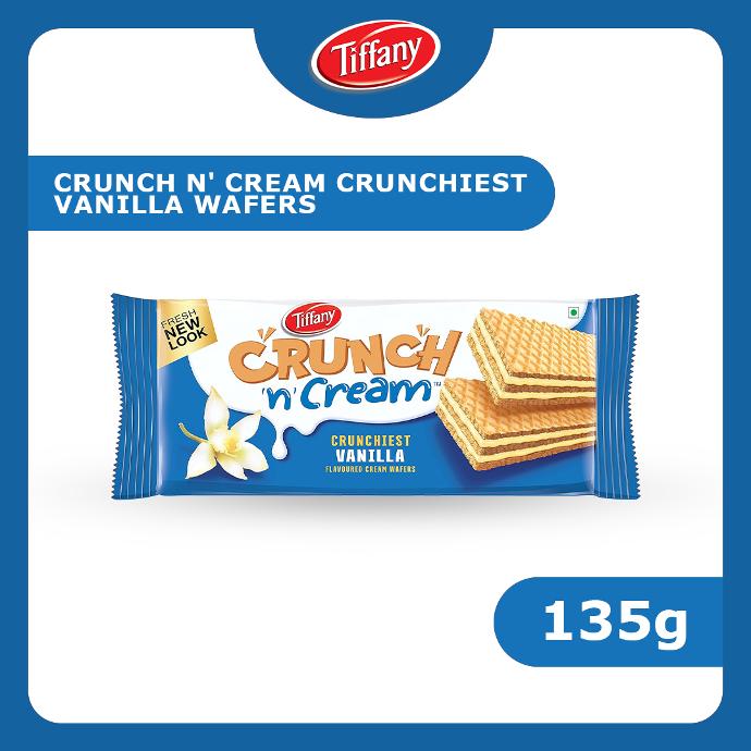 TIFFANY CRUNCHIEST VANILLA FLAVOURED CREAM WAFER 135g