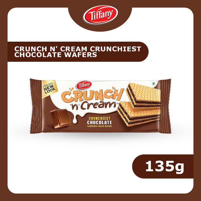 TIFFANY CRUNCHIEST CHOCOLATE FLAVOURED CREAM WAFER 65g
