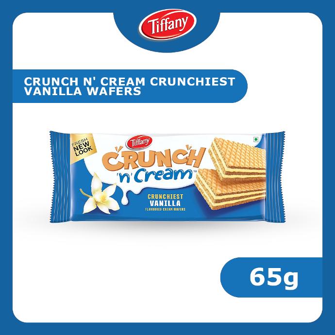 TIFFANY CRUNCHIEST VANILLA FLAVOURED CREAM WAFER 65g