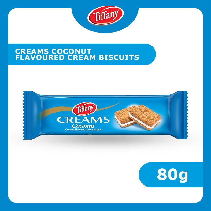 TIFFANY CREAMS COCONUT FLAVOURED BISCUIT 80g