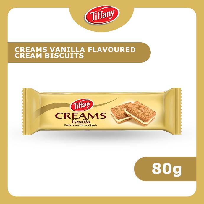 TIFFANY CREAMS VANILLA FLAVOURED BISCUIT 80g
