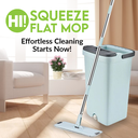 HI! SQUEEZE FLAT FLOOR MOP WITH SEPARATE DRYING BUCKET