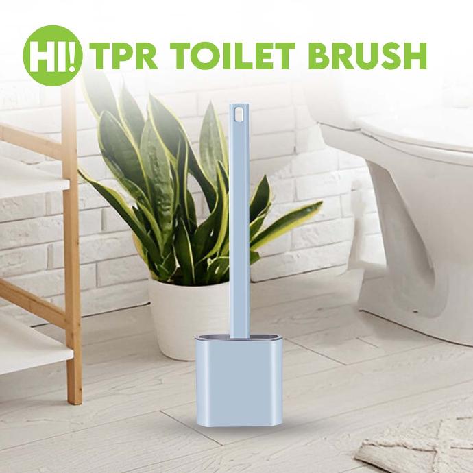 HI! TPR TOILET BRUSH LIGHT BLUE