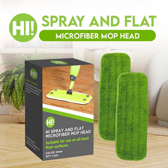 HI! SPRAY & FLAT MOP HEAD REFILL SET OF 2