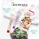 RICHENNA EZ SPEEDY SHAMPOO TYPE PERFUME HAIR COLOR DARK BROWN