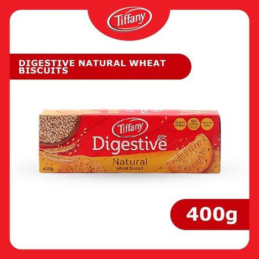 [80146] TIFFANY DIGESTIVE NATURAL WHEAT BISCUIT 400g