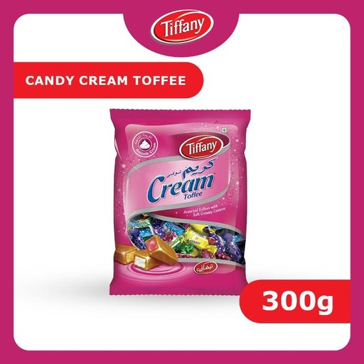 [80121] TIFFANY CREAM TOFFEE CANDY 300g