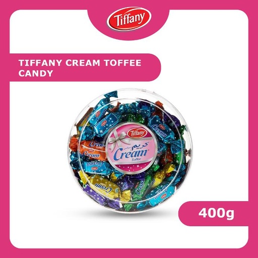 [80133] TIFFANY CREAM TOFFEE TUB 12X400G