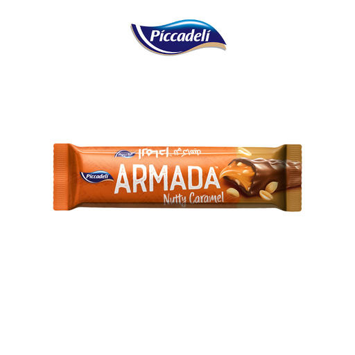 [80601] PICCADELI ARMADA CHOCOLATE BAR WITH CRUNCHY PEANUT IN CARAMEL 22g