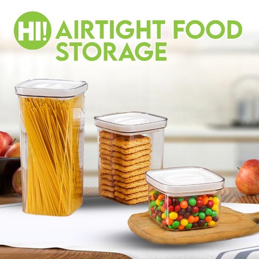 [6009575] HI! AIRTIGHT FOOD STORAGE CONTAINER SET OF 3